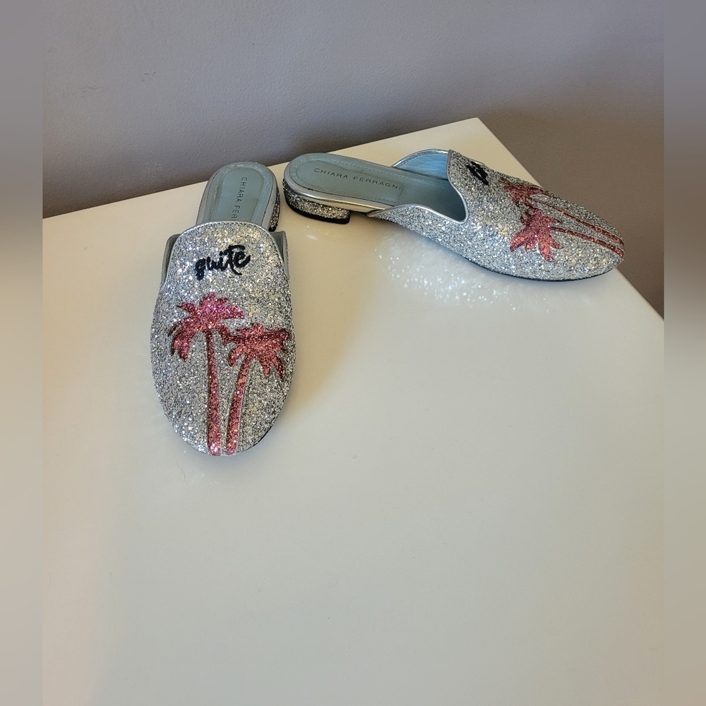 Chiara Ferragni Suite Life Mules, VGUC, Size 39